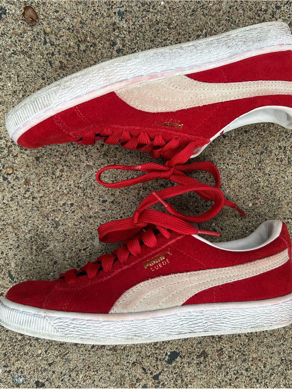 PUMA Suede Classic Women's Sneakers in Red - Picture 5 of 6